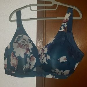 Cacique Lightly lined no wire bra Comfort Bliss Floral
